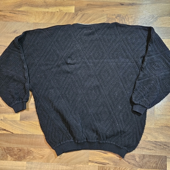 Vintage St. Croix Knits Men's Coogie-Style Geometric Sweater Cotton  XL - Picture 7 of 8